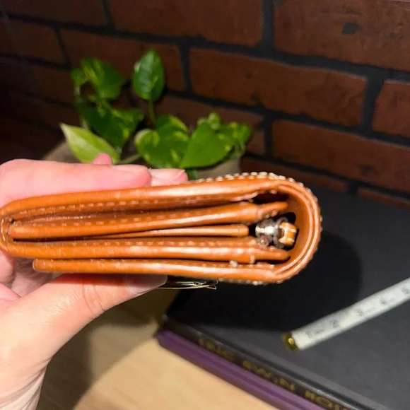 Coach Brown Signature Soho Compact Bifold Wallet - Picture 13 of 13